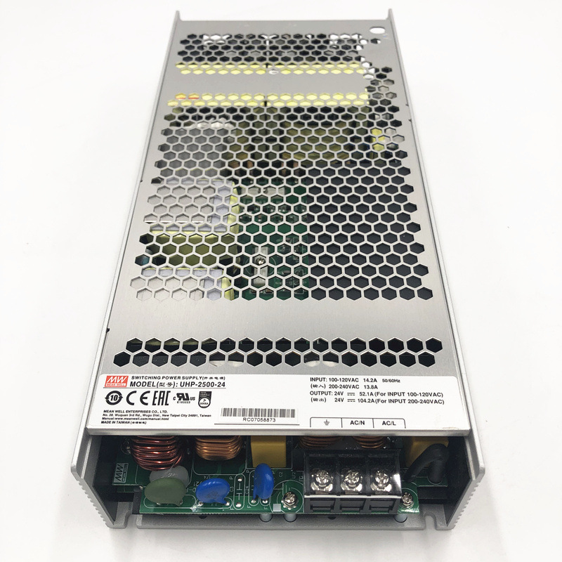 Meanwell 24V Switching Power Supply - Fanless PFC Series - UHP-2500-24 Meanwell 24V Switching Power Supply - Fanless PFC Series - UHP-2500-24